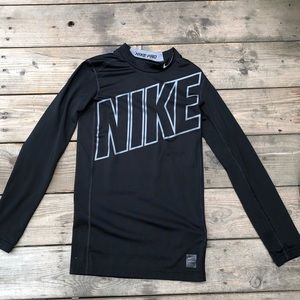 NIKEPRO Dryfit Compresión Black Shirt (youth)